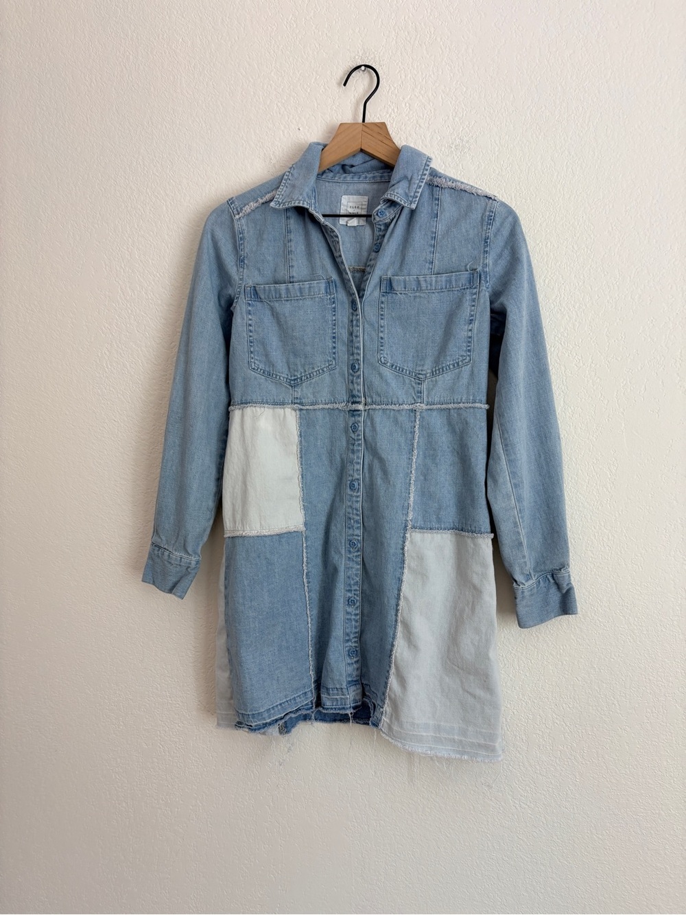 Cleo + Wolf Patchwork Denim Dress - Picture 4 of 10